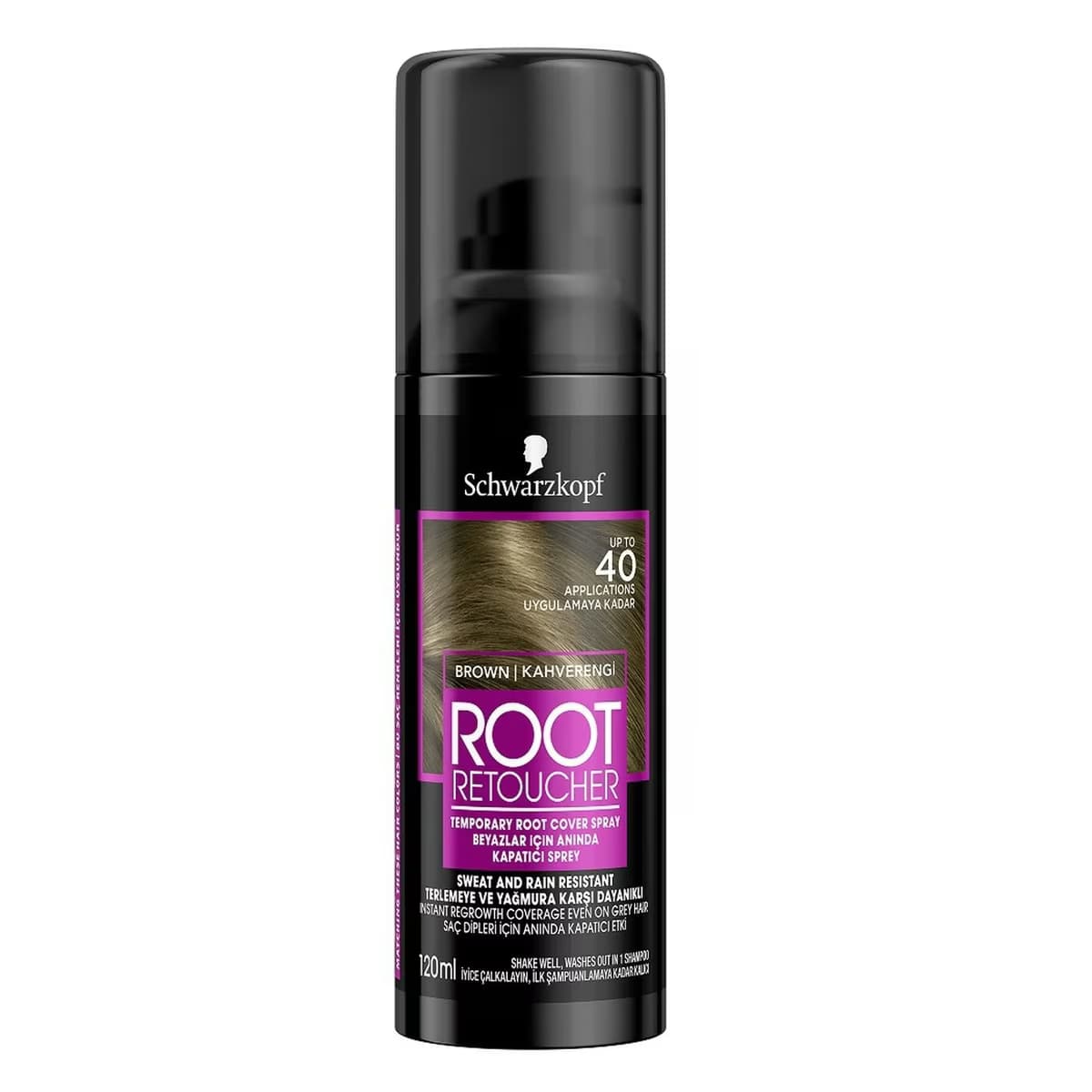 Schwarzkopf Kapatıcı Root Retoucher Kahverengi 100 ml