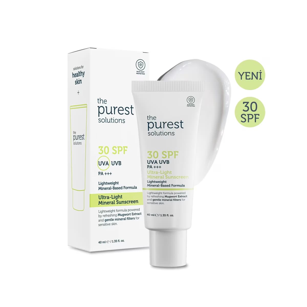The Purest Solutions Mineral Filtreli SPF30 Güneş Koruyucu Krem 40 ml