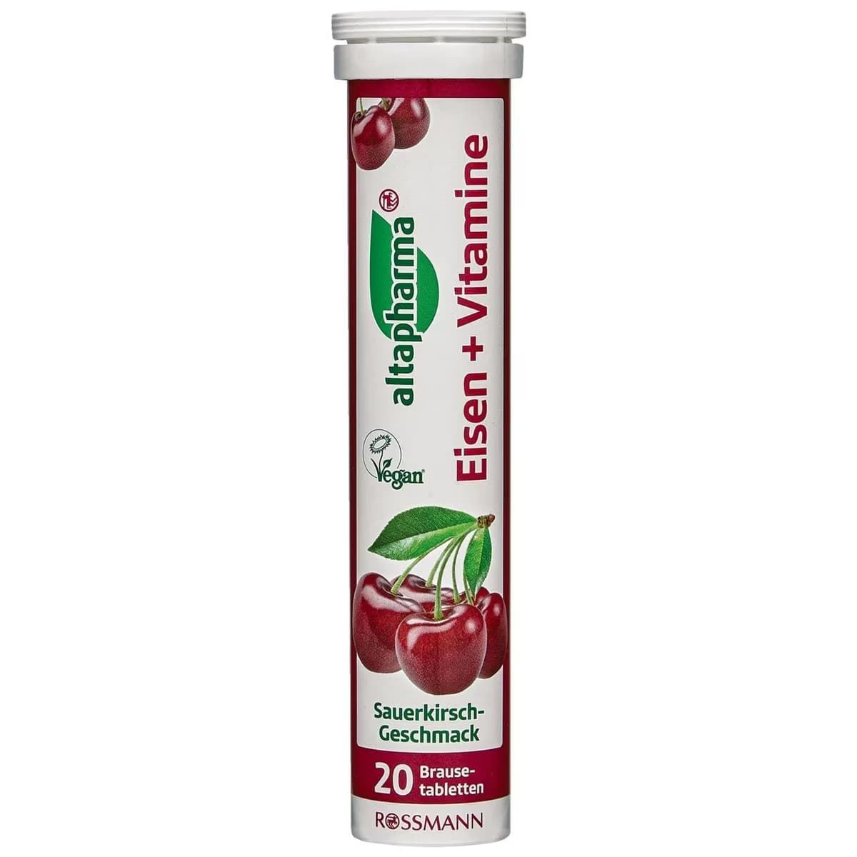 Altapharma Demir ve Vitaminler İçeren Takviye Edici Gıda Efervesan Tablet Vişne Aromalı 20 adet