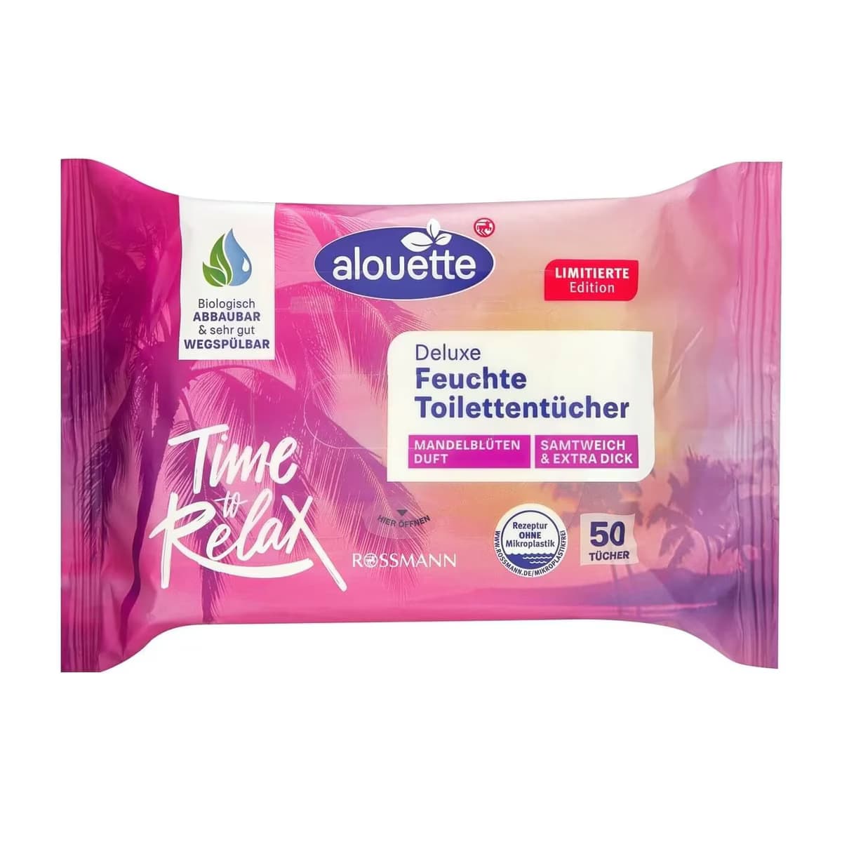 Alouette Islak Tuvalet Kağıdı Time To Relax 50'li
