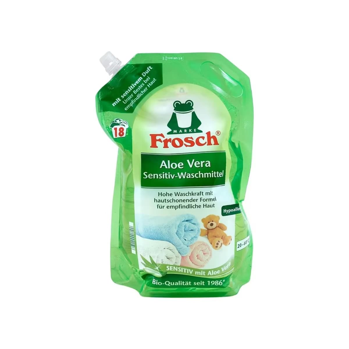 Frosch Hassas Çamaşır Deterjanı Aloe Vera 20 Yıkama 20-95 °C