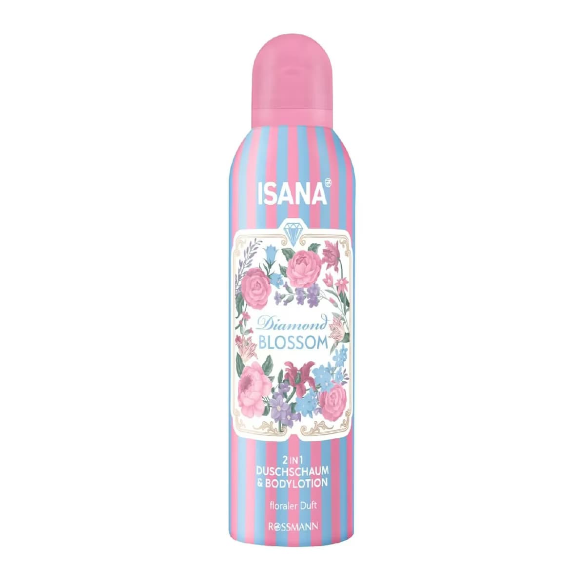 Isana Duş Kopüğü ve Vücut Losyonu Diamond Blossom, 200 ml