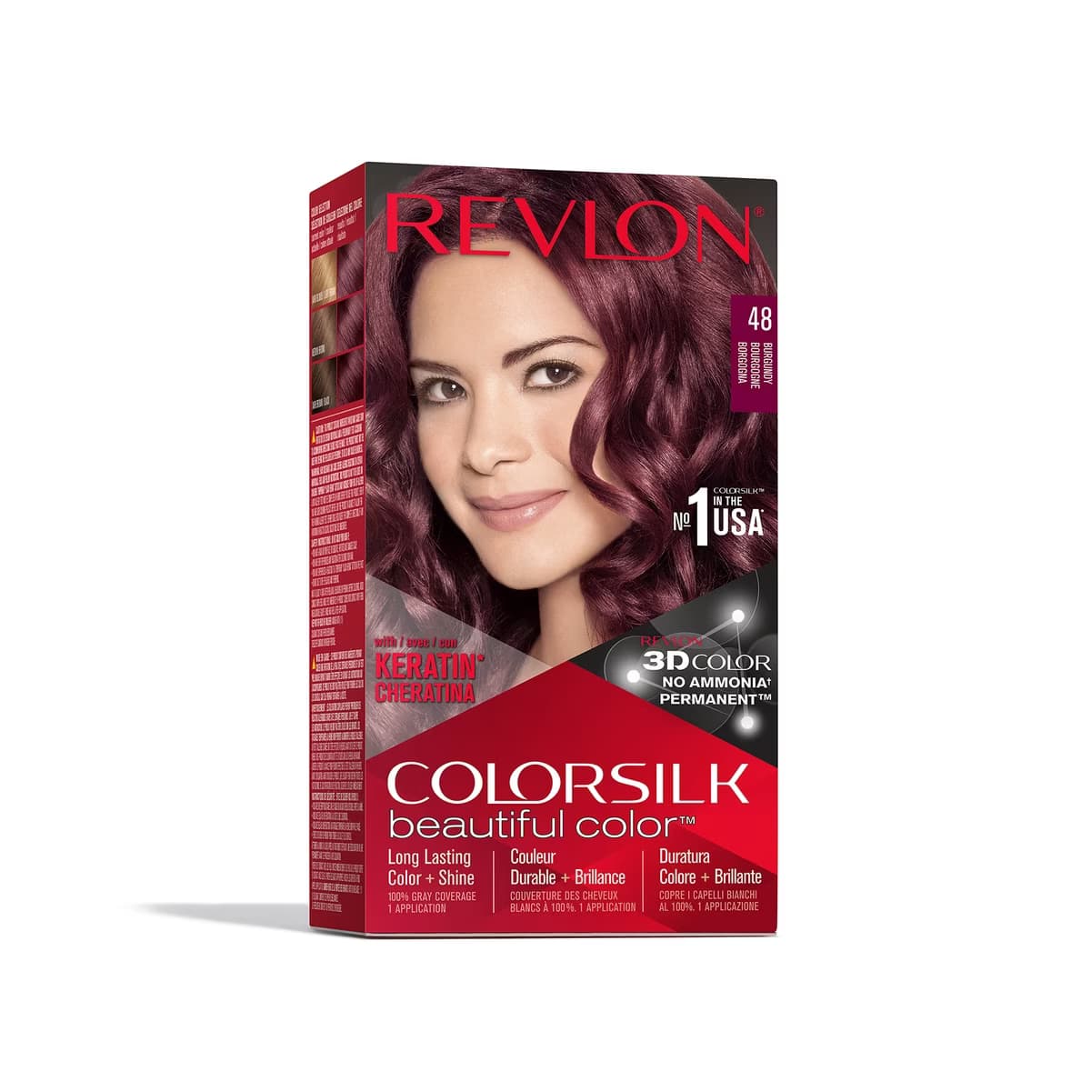 Revlon ColorSilk Beautiful Color Saç Boyası 48 Bordo