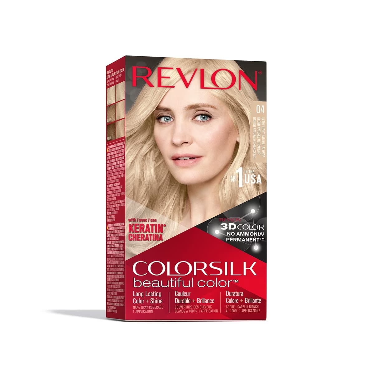 Revlon ColorSilk Beautiful Color Saç Boyası 04 Ultra Açık Doğal Sarı