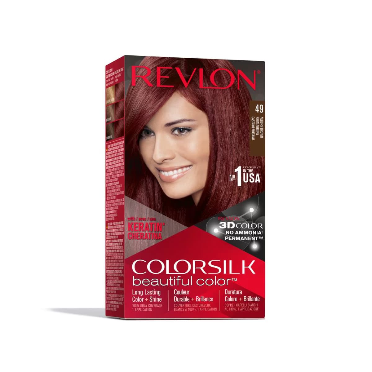 Revlon ColorSilk Beautiful Color Saç Boyası 49 Kızıl Kahve
