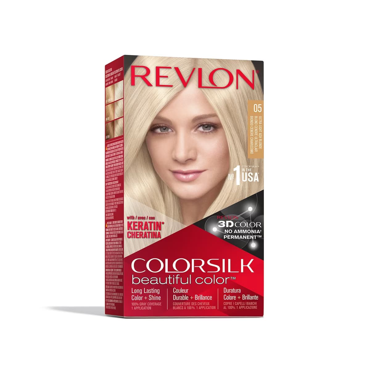Revlon ColorSilk Beautiful Color Saç Boyası 05 Ultra Açık Küllü Sarı
