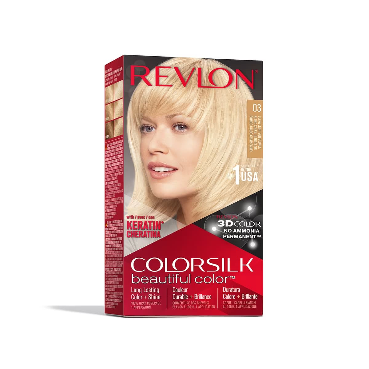 Revlon ColorSilk Beautiful Color Saç Boyası 03 Ultra Açık Güneş Sarısı