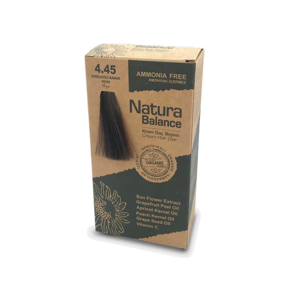 Natura Balance Krem Saç Boyası Kahve 4.45 1 adet