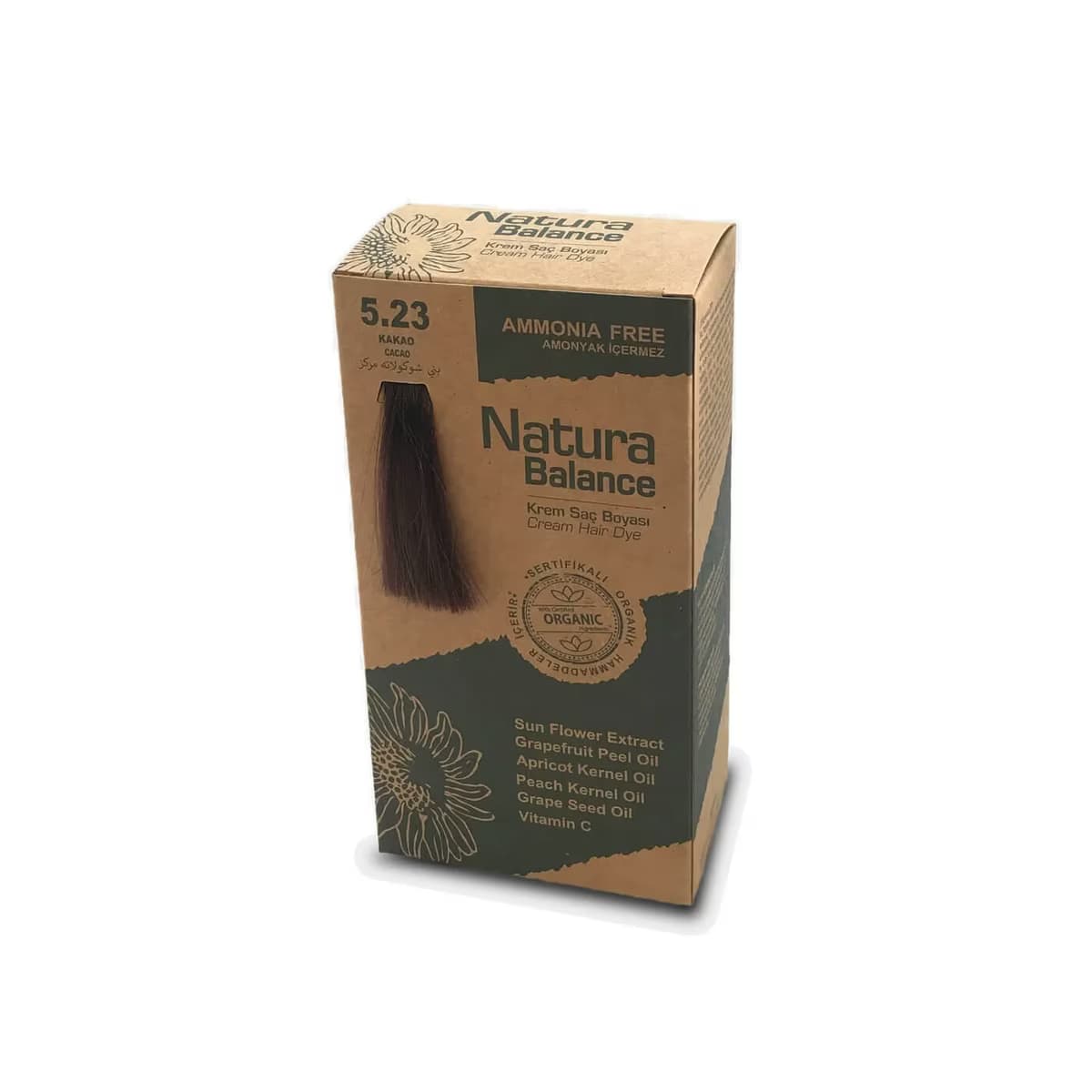 Natura Balance Krem Saç Boyası Kakao 5.23 1 adet