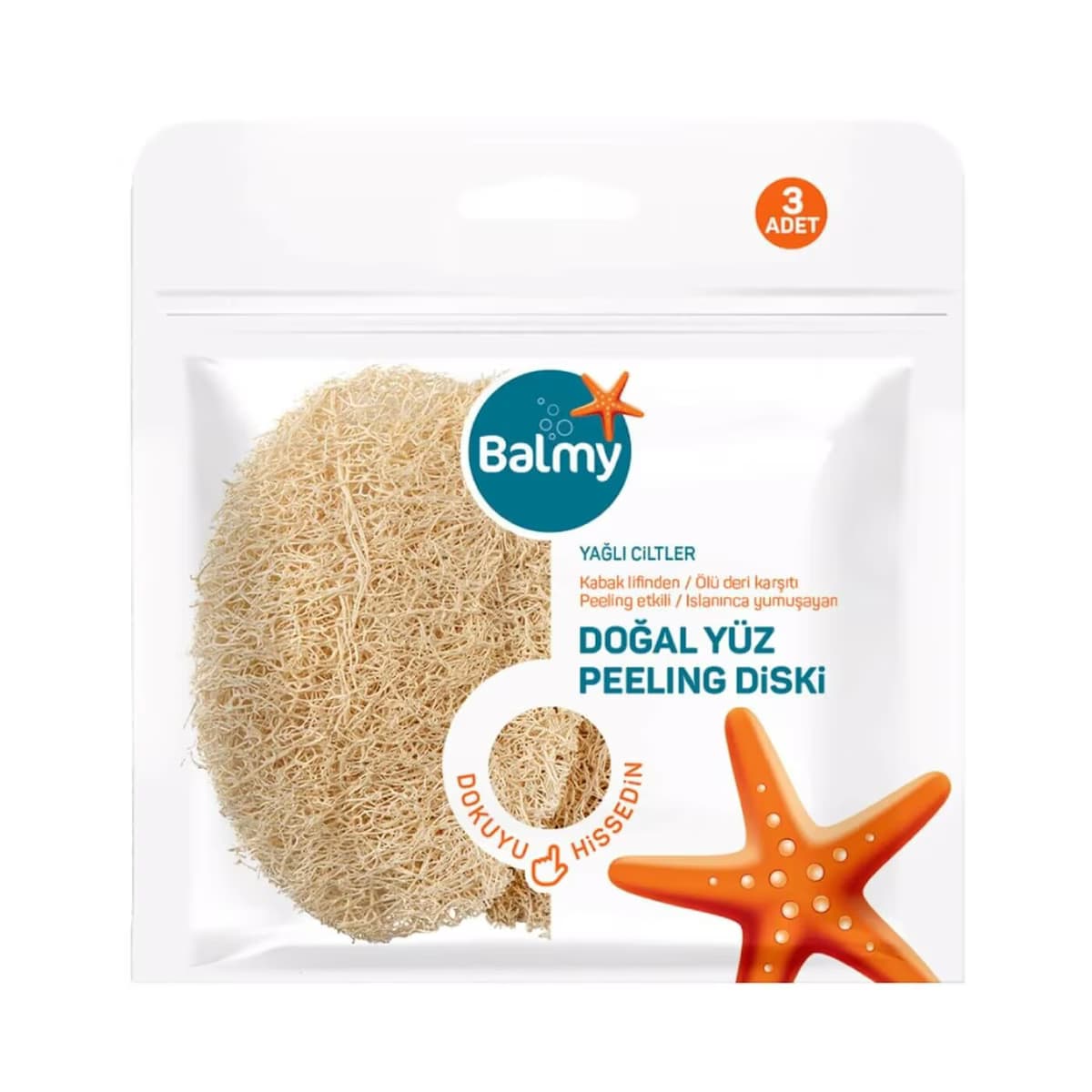 Balmy Yüz Peeling Diski 3'lü