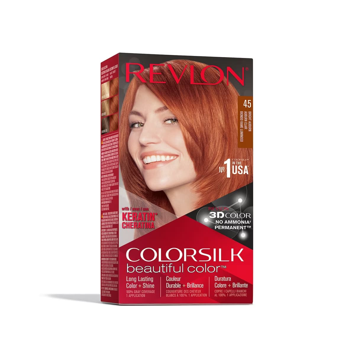 Revlon ColorSilk Beautiful Color Saç Boyası 45 Canlı Kızıl