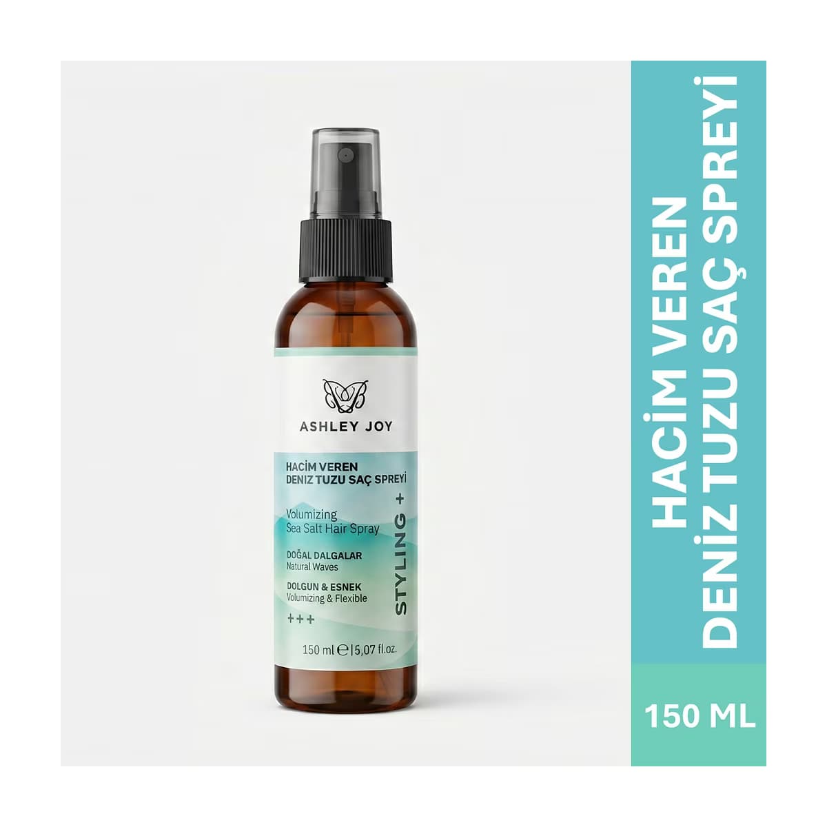 Ashley Joy Dalga Veren & Şekillendirici Etkili Deniz Tuzu Saç Spreyi 150 ml