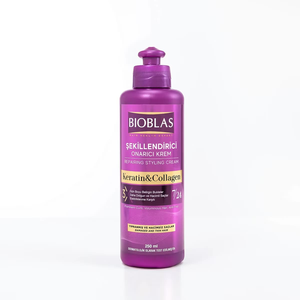 Bioblas Saç Kremi Kolajen & Keratin 7/24 Anında Onarıcı Şekillendirici 50 ml