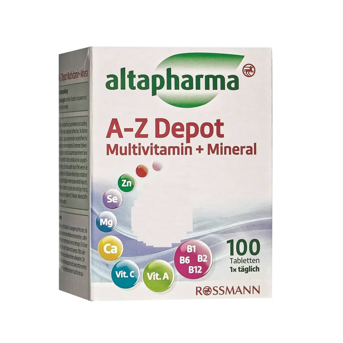 Altapharma Multivit Mineral A-Z Tablet 100'lü 138 gr