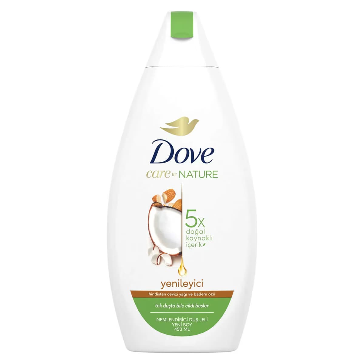 Dove Duş Jeli Hindistan Cevizi Yağı ve Badem Sütü 450 ml