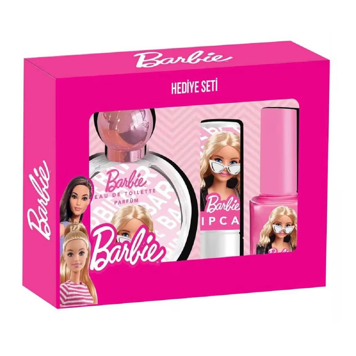 Kiva Barbie Hediye Seti EDT Parfüm + Oje + Lip