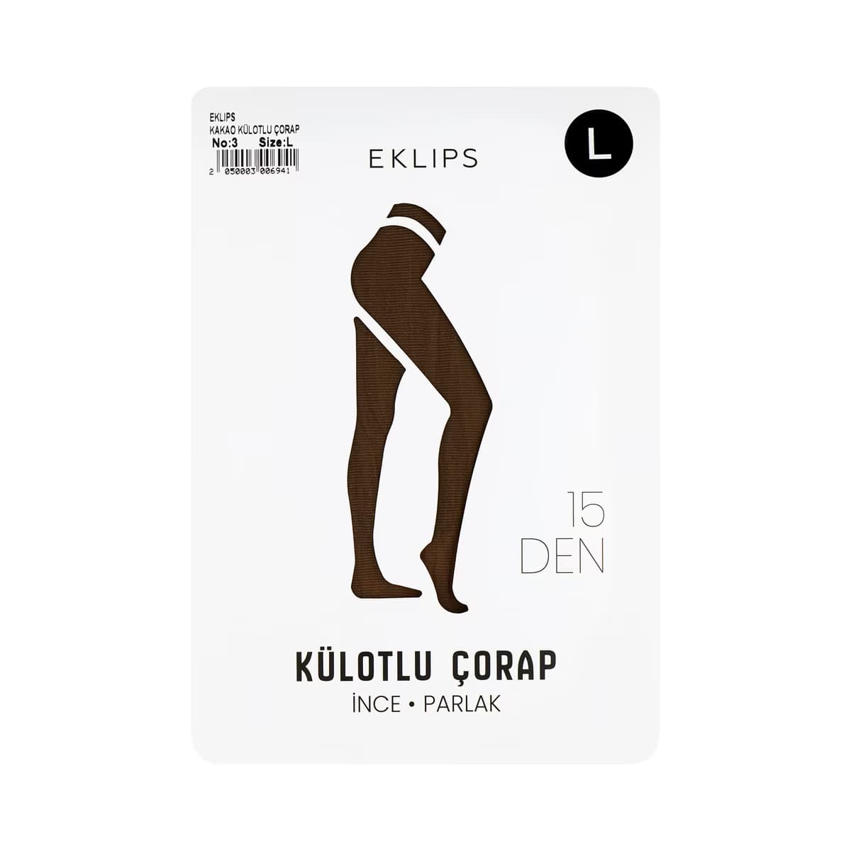 Eklips Kakao Külotlu Çorap L Beden