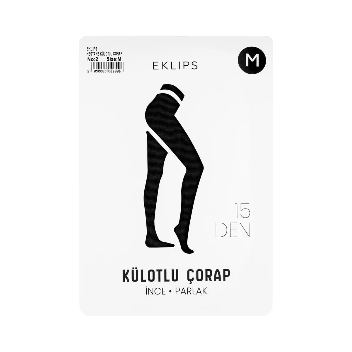 Eklips Kestane Külotlu Çorap M Beden