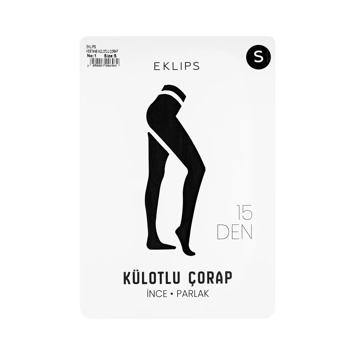 Eklips Kestane Külotlu Çorap S Beden