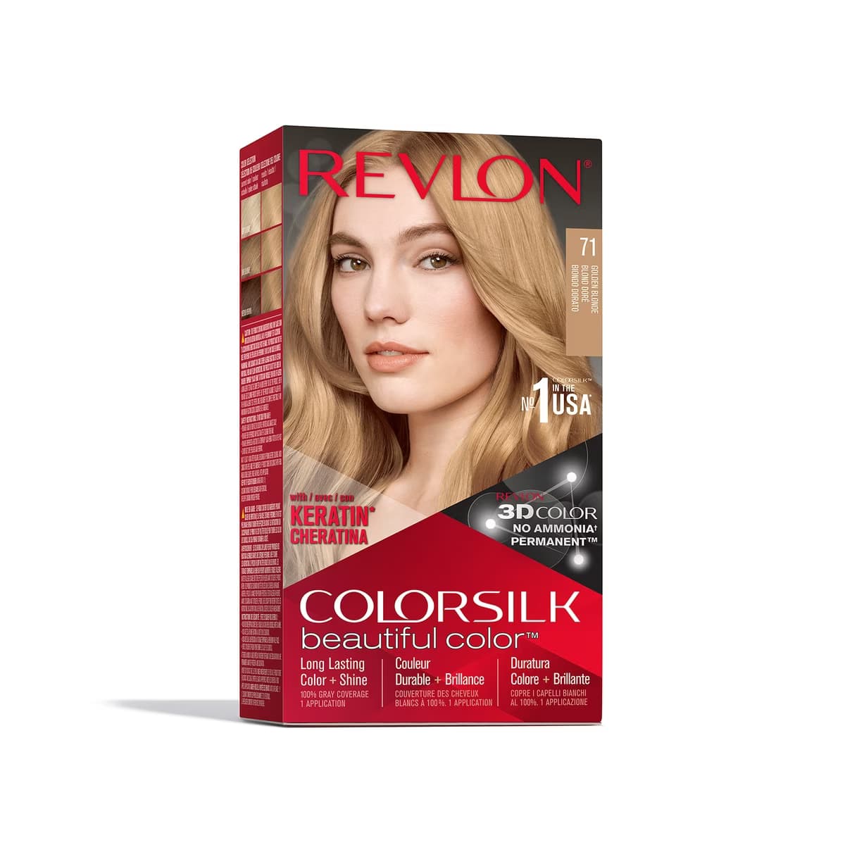 Revlon ColorSilk Beautiful Color Saç Boyası 71 Altın Sarısı
