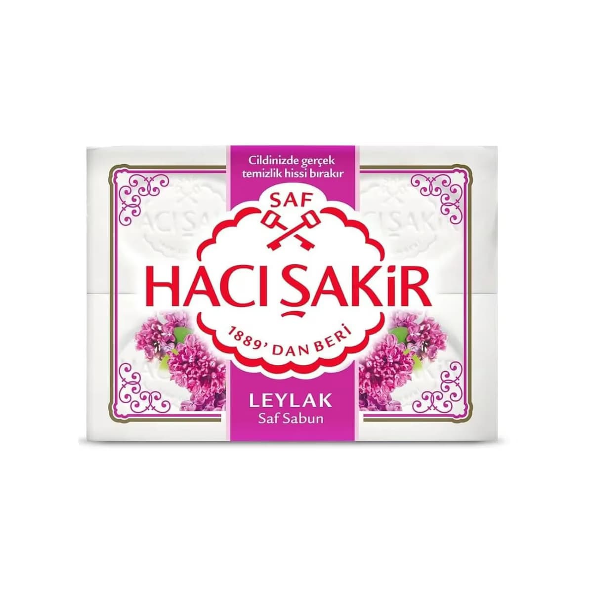 Hacı Şakir Katı Sabun Leylak 4 x 150 gr