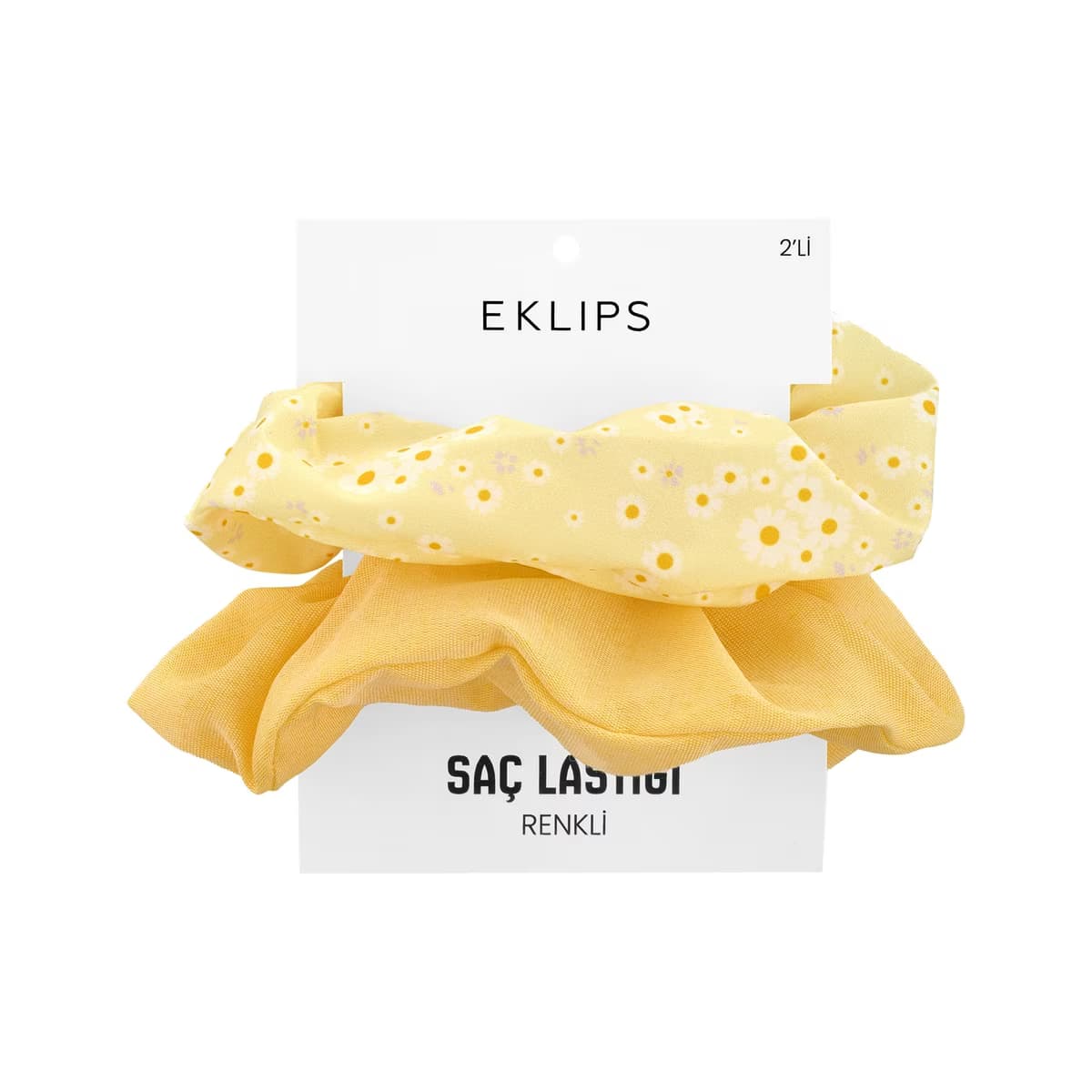 Eklips Papatya 2'li Lastik Toka Sarı