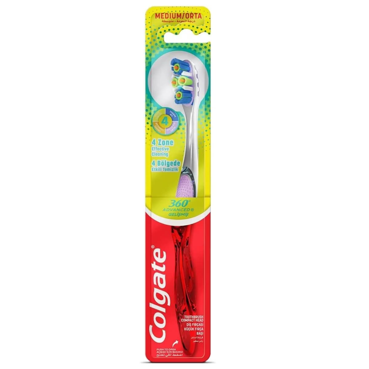 Colgate Diş Fırçası 360 Gelişmiş 4 Yönlü Koruma 1 adet