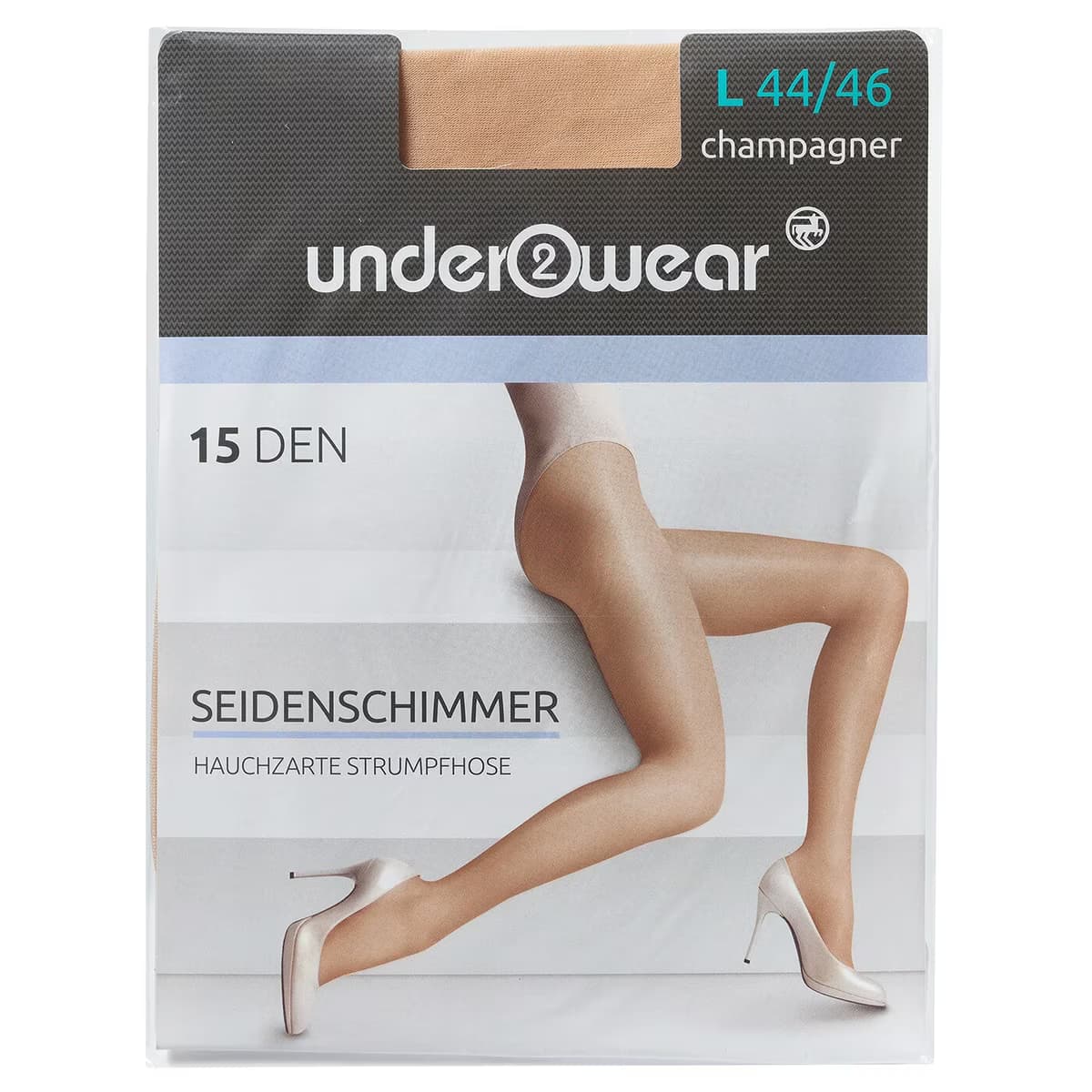 Underwear Külotlu İnce Çorap 15 den, Ten Rengi, Parlak 44/46 Beden