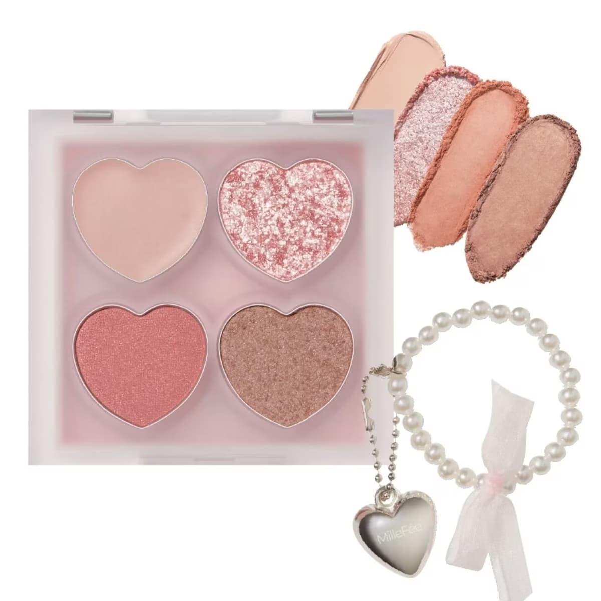 Millefee Under Eye Glam Palette 02 Strawberry Pink, 1 Adet