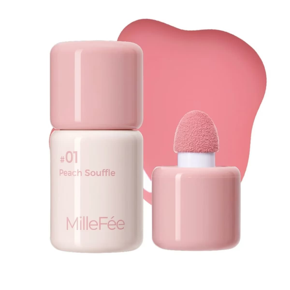 Millefee Shake Drop Blush 01 Peach Souffle, 1 Adet