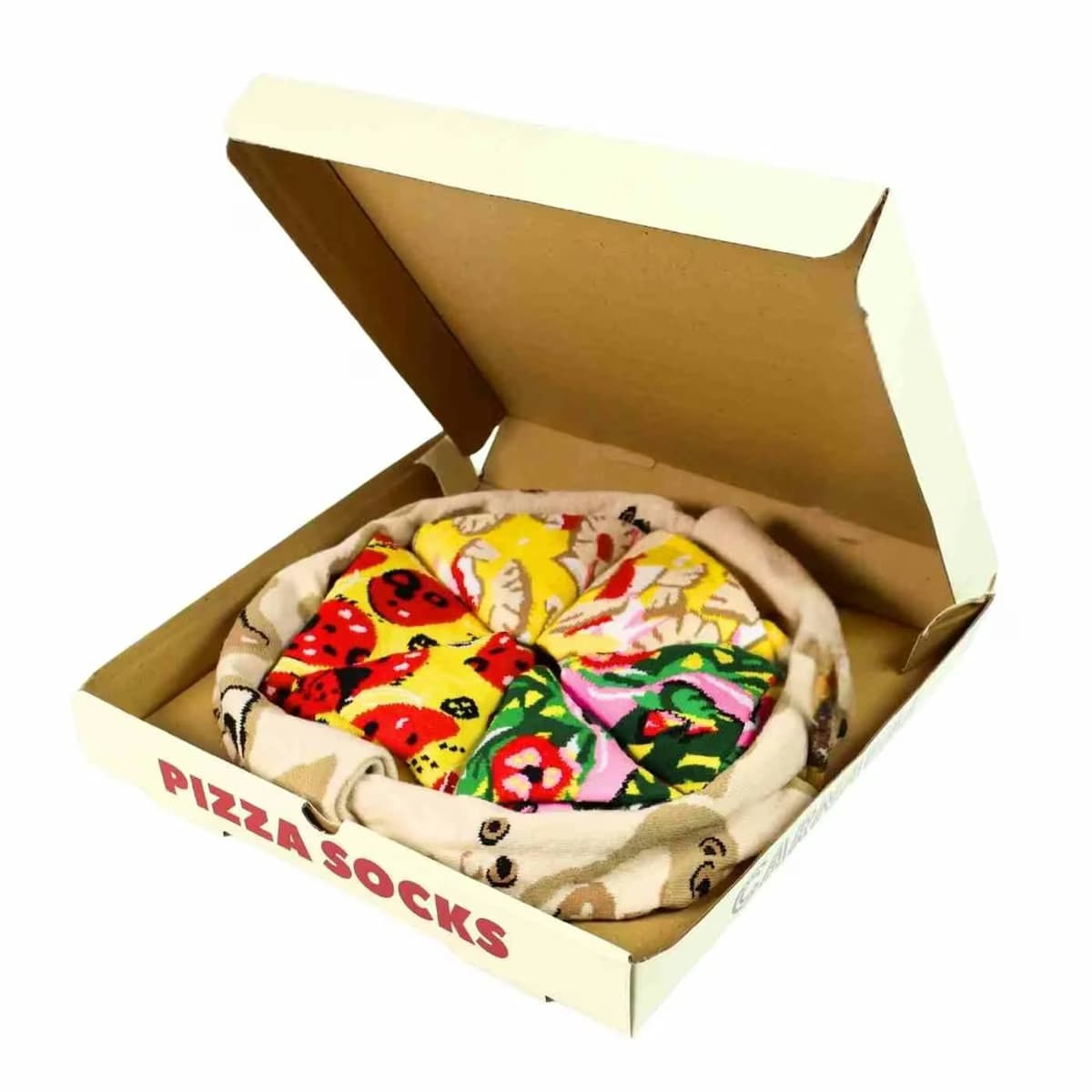 Carnaval Socks Pizza Kutusu Çorap 4'lü