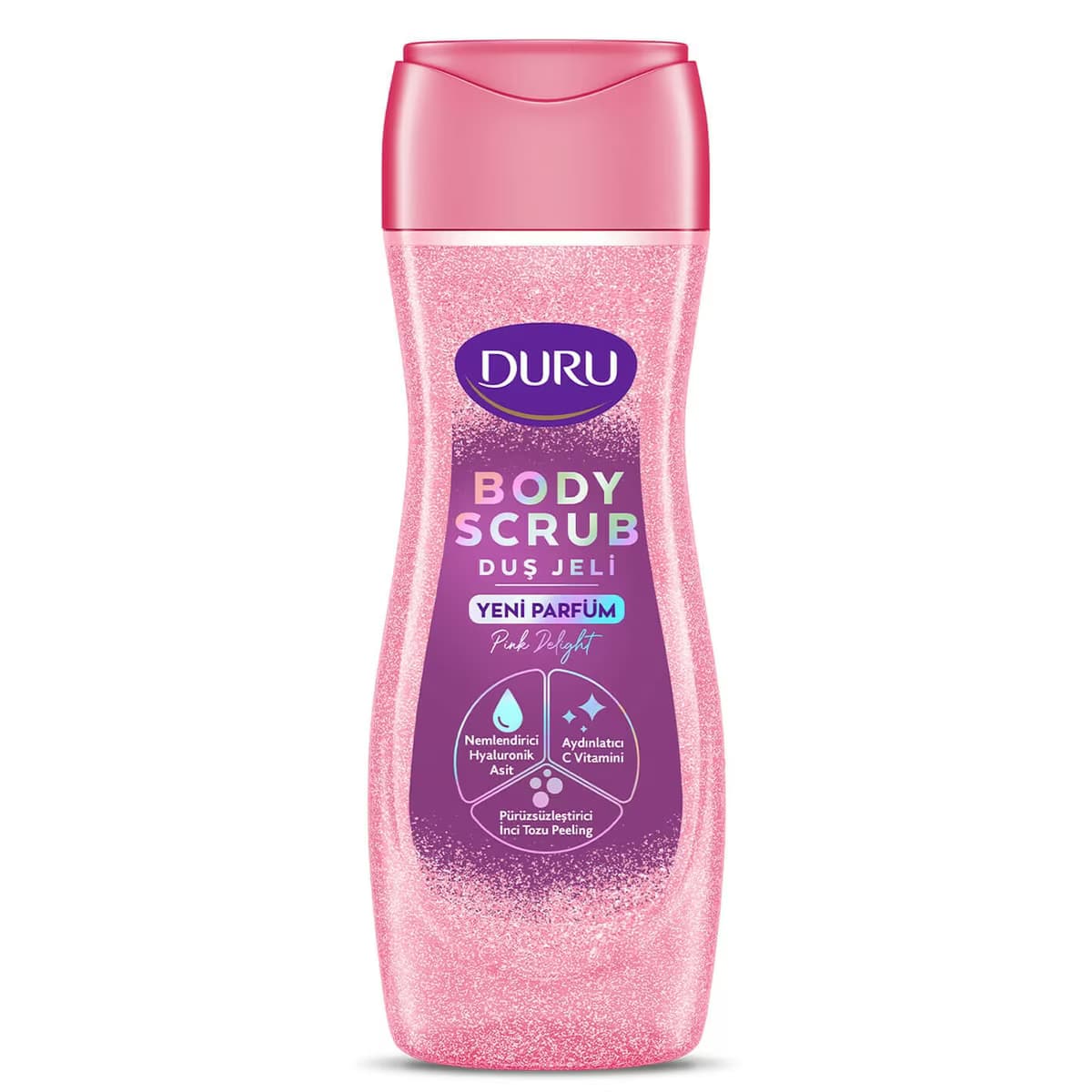 Duru Duş Jeli Body Scrub Pink Delight 650 ml