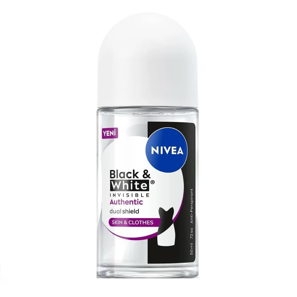 Nivea Deodorant Roll on Black and White Authentic Kadın 50 ml