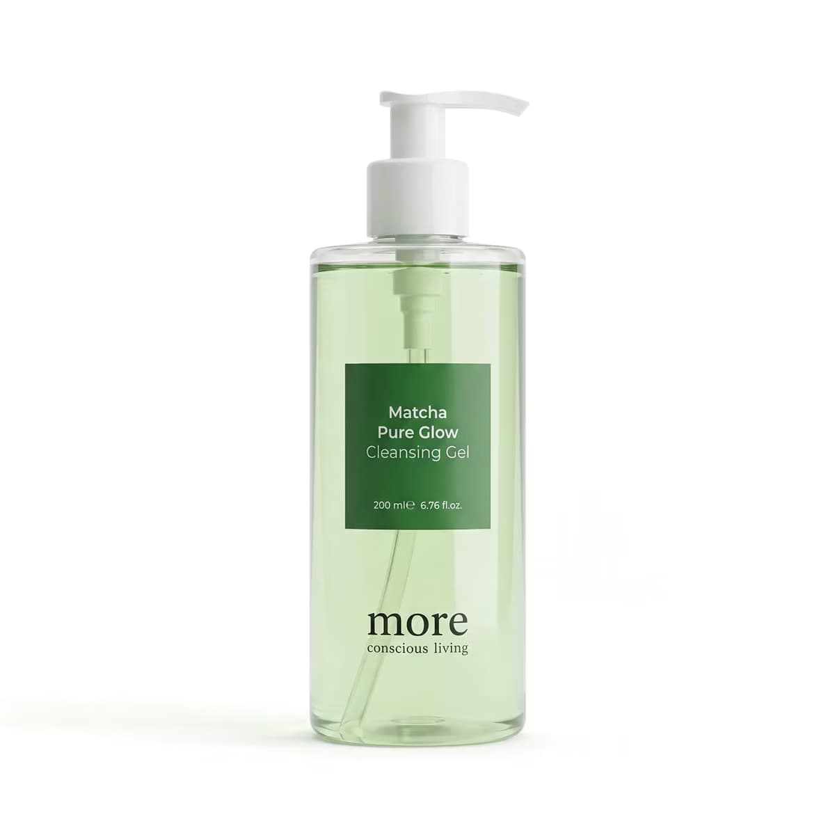 More Conscius Living Matcha Pure Glow Cleansing Gel 200 ml