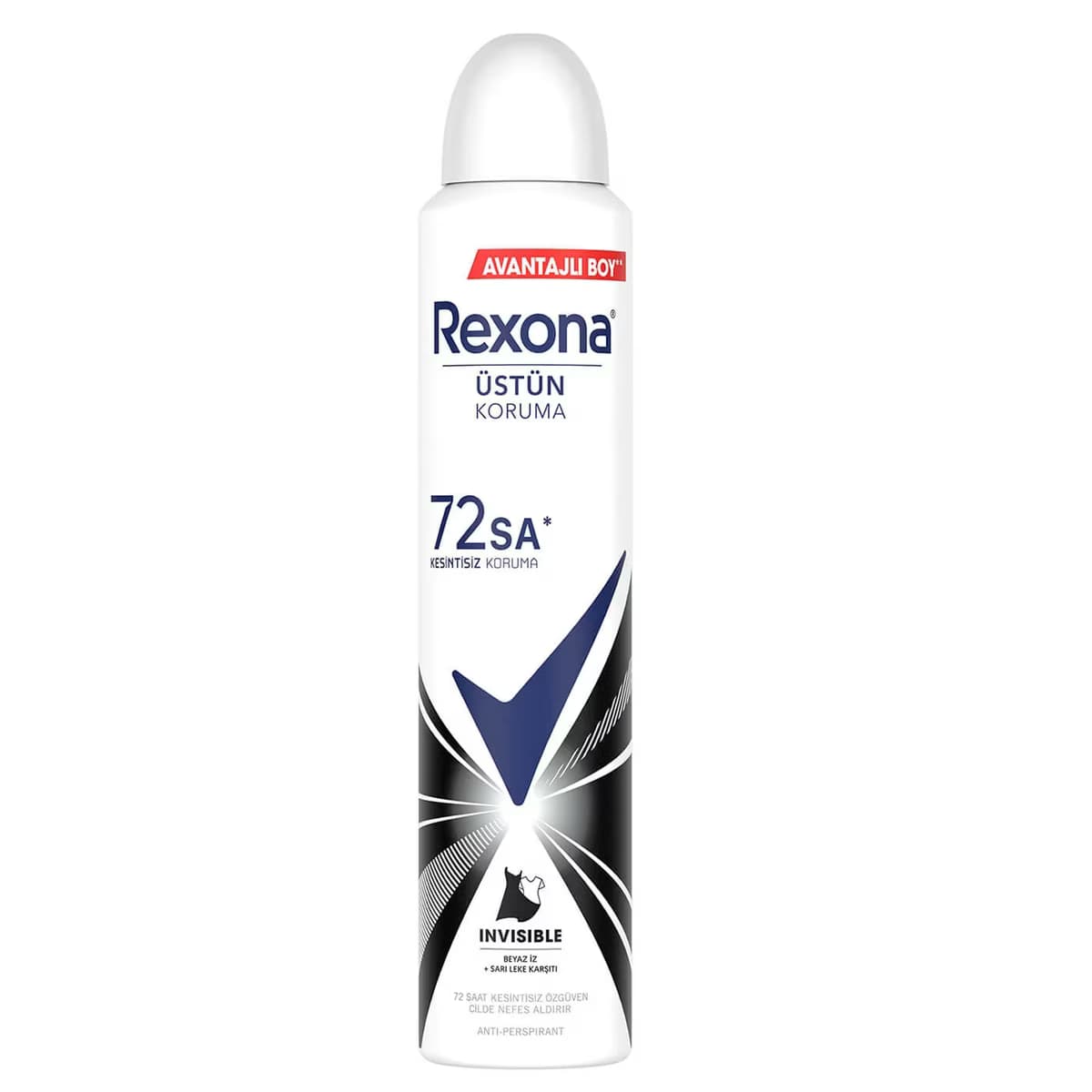 Rexona Kadın Sprey Deodorant 72h Invisible 200 ml