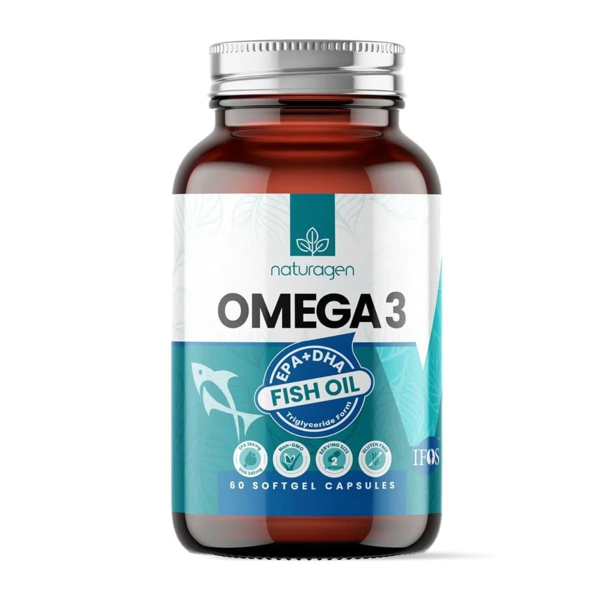 Naturagen Omega-3 Fish Oil 1200 mg 60 Softgel Balık Yağı