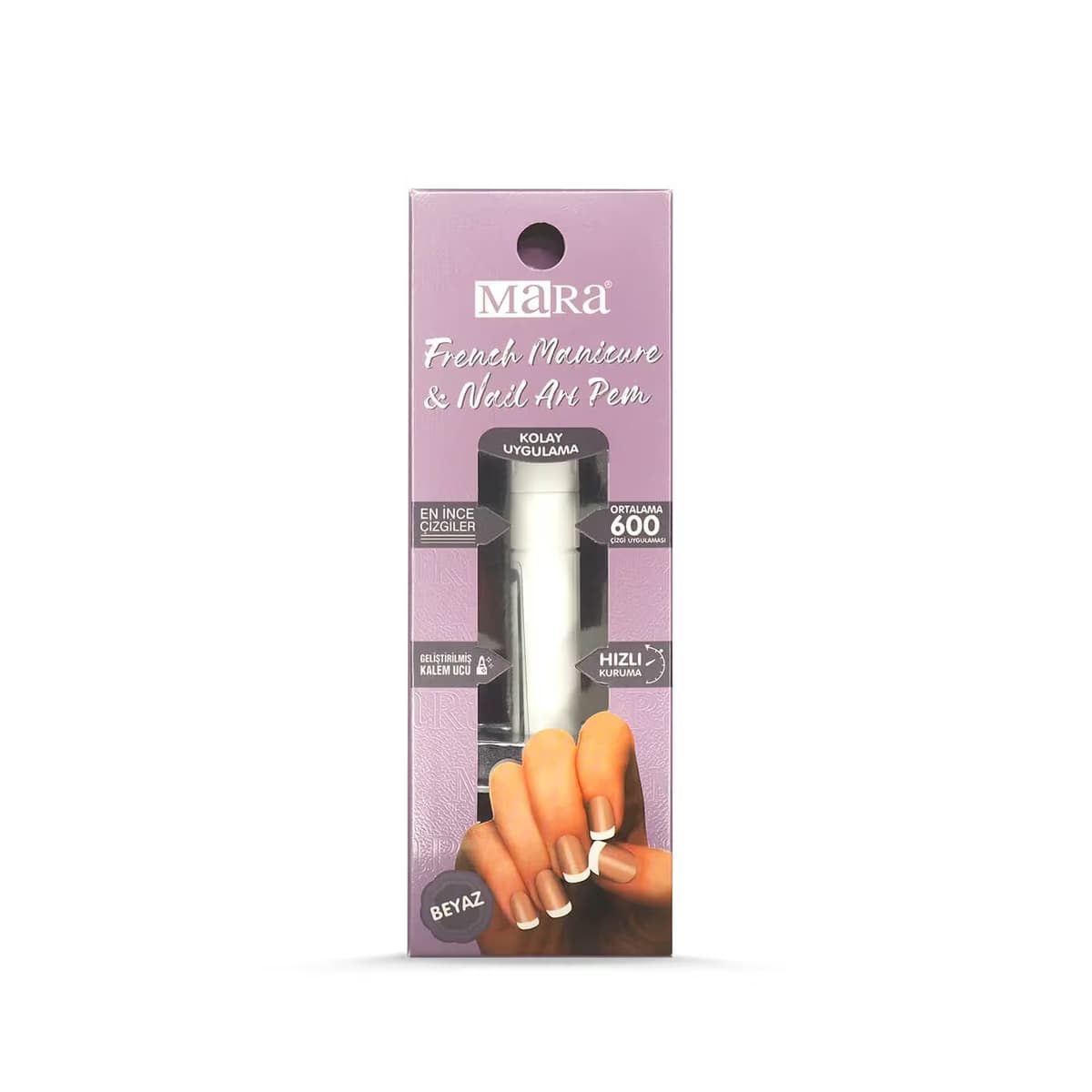 Mara Manikür Kalemi French Beyaz 3.2 ml