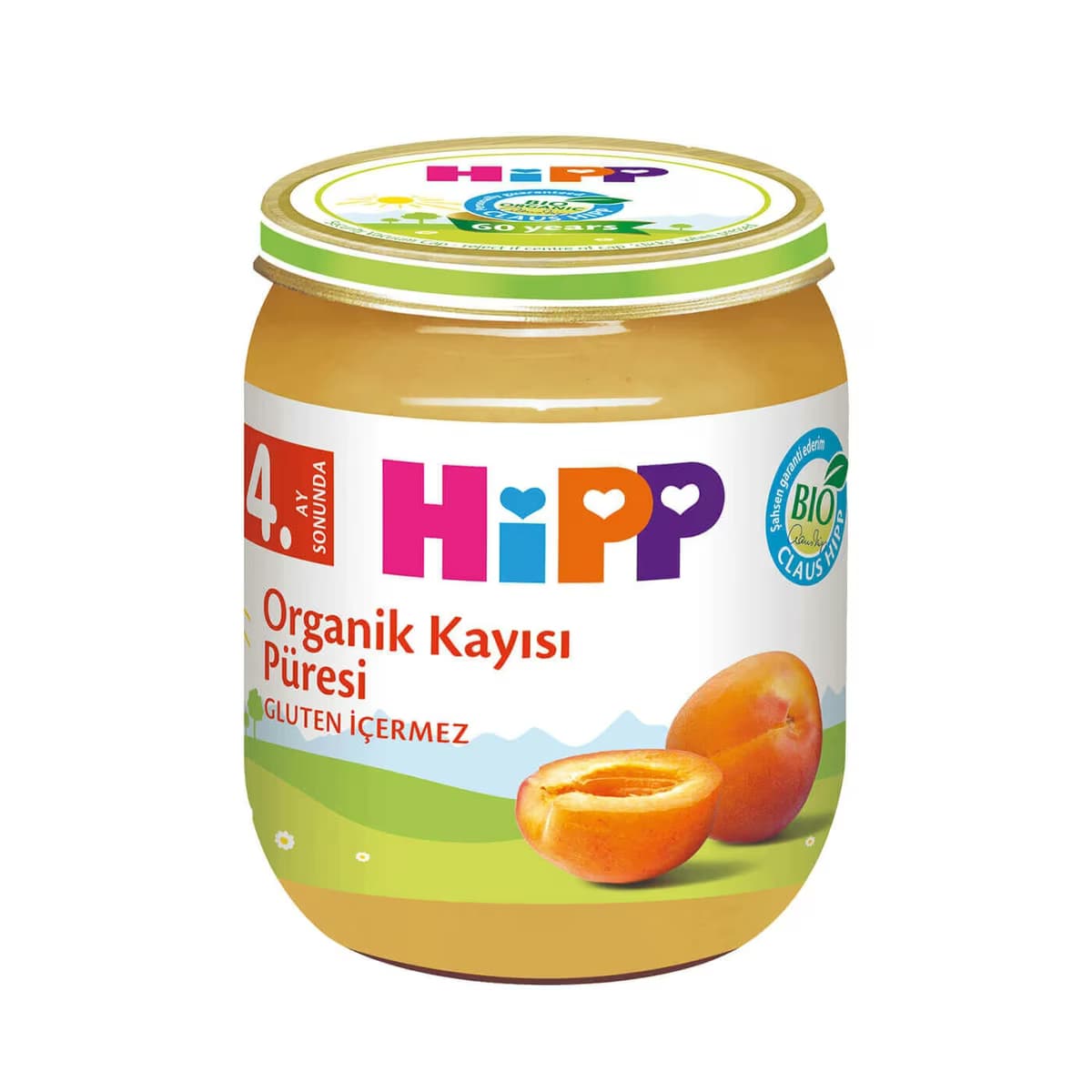 Hipp Organik Kavanoz Maması Kayısı Püresi 125 gr