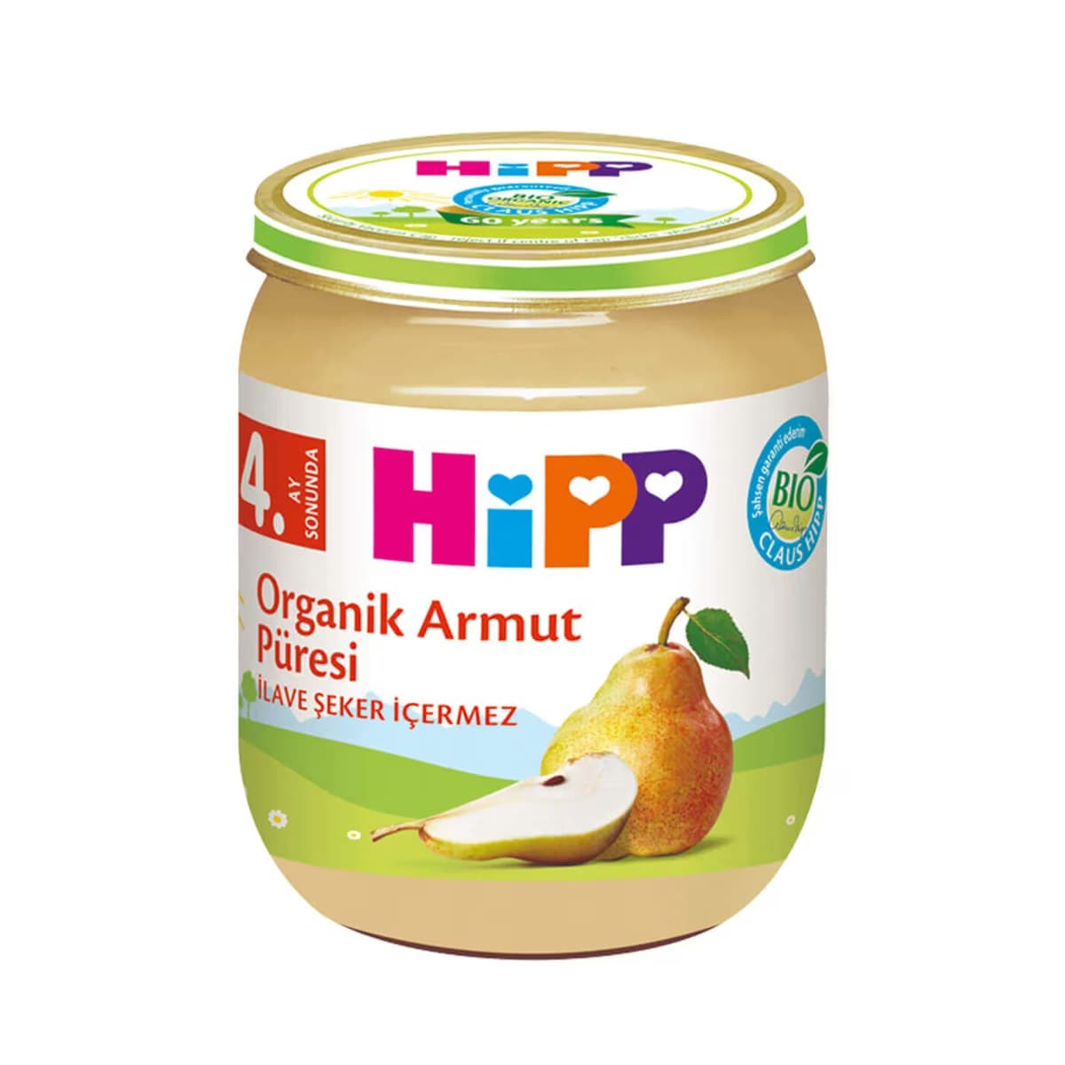 Hipp Organik Kavanoz Maması Armut Püresi 125 gr