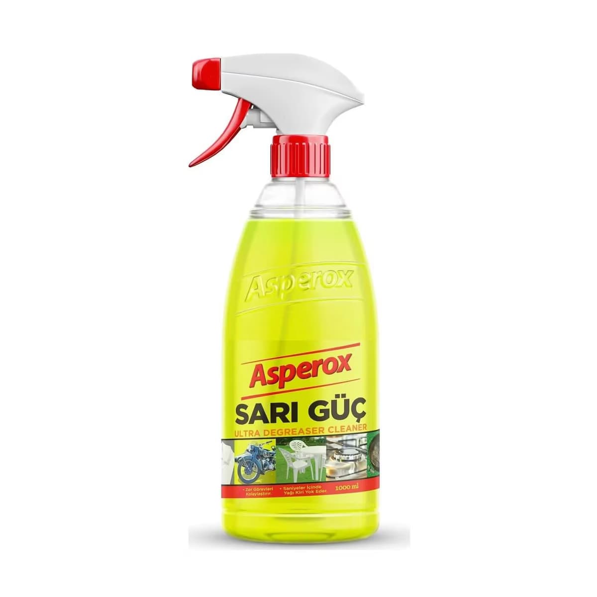 Asperox Ultra Yağ Çözücü Sprey Sarı Güç 1000 ml