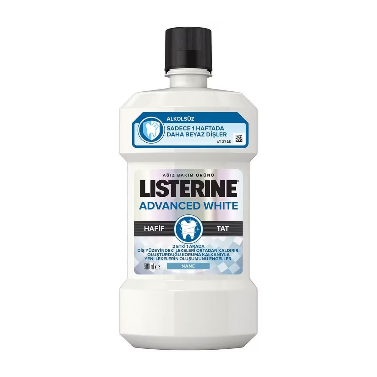 Listerine Ağız Bakım Suyu Advanced White Hafif Tat 500 ml