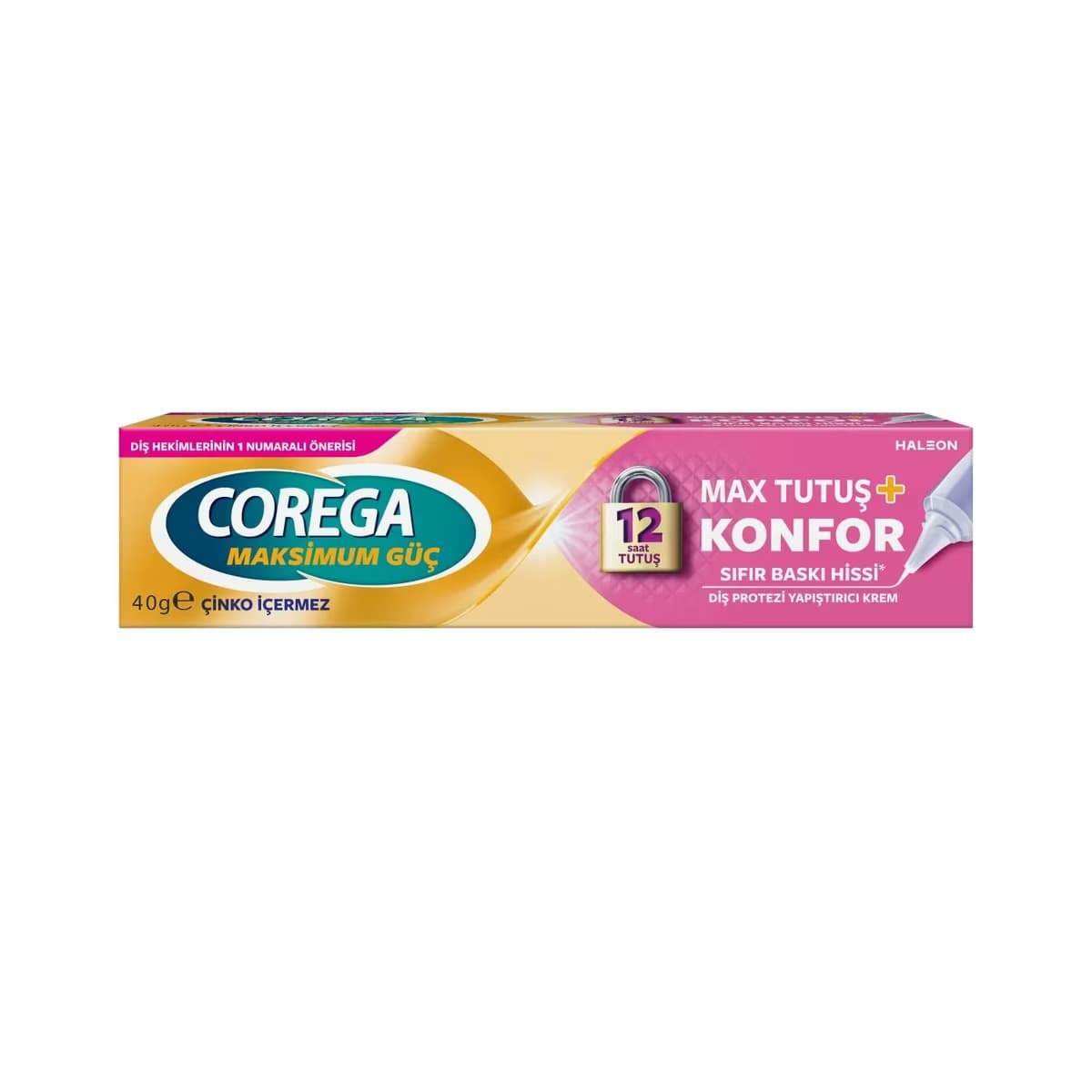 Corega Diş Protezi Yapıştırıcı Krem Yastık Konforu 40 gr
