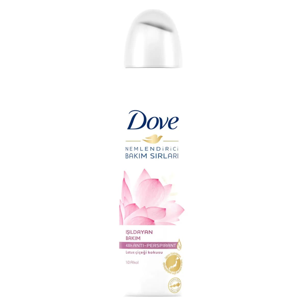 Dove Kadın Sprey Deodorant Nemlendirici Bakım Lotus Çiçeği 150 ml