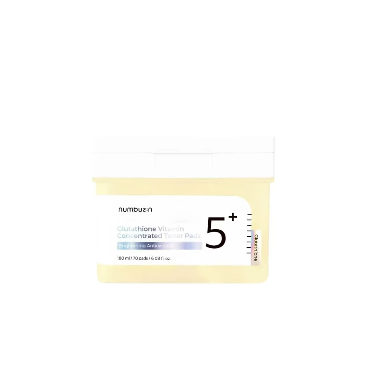 Numbuzin No.5+ Glutathione Vitamin Concentrated Toner Pads 70'li