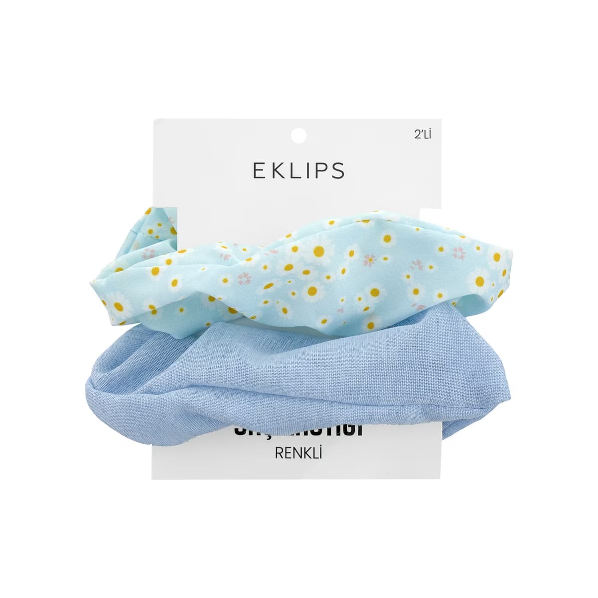 Eklips Papatya 2'li Lastik Toka Mavi