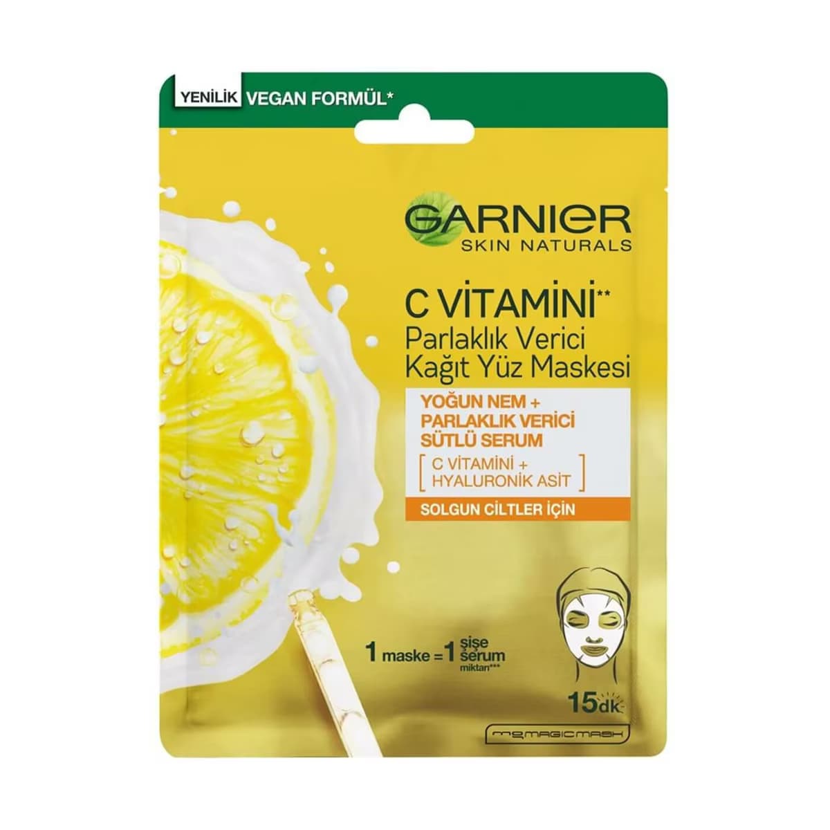 Garnier Kağıt Maske Vitamin C Serum 28 gr