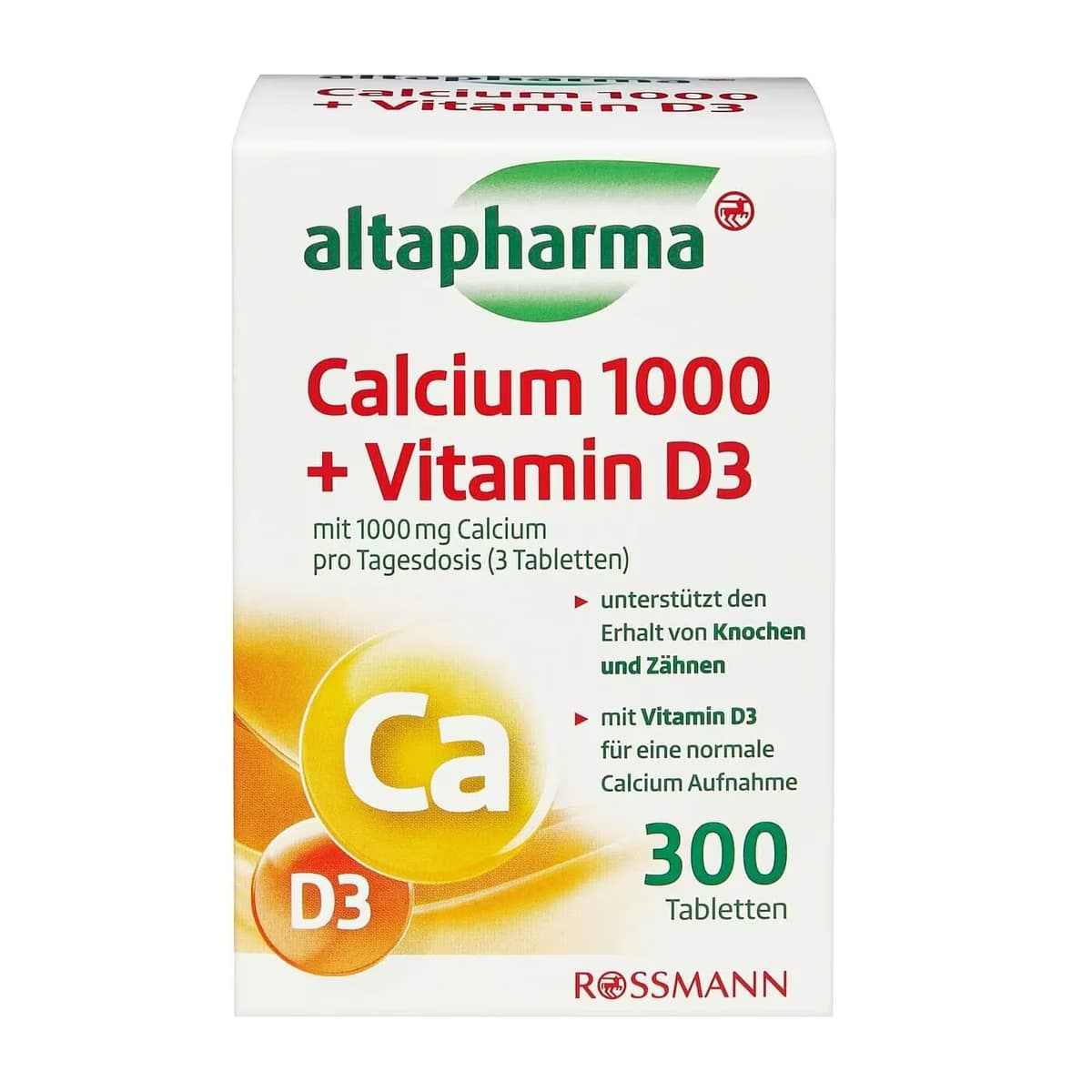 Altapharma Vitamin Kalsiyum ve Vitamin D3 300'lü Tablet 270 gr