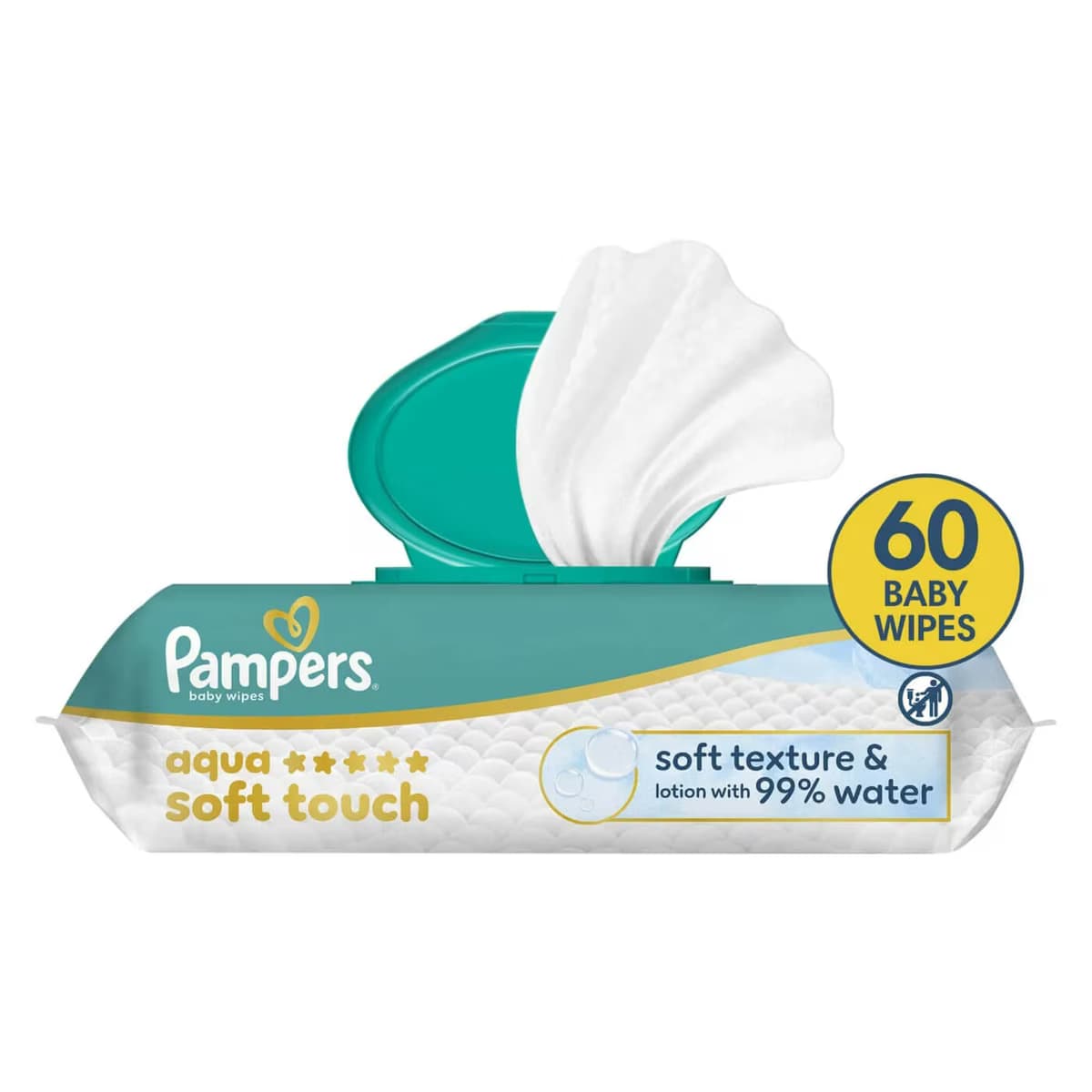 Pampers Aqua Soft Touch Islak Havlu 60'lı