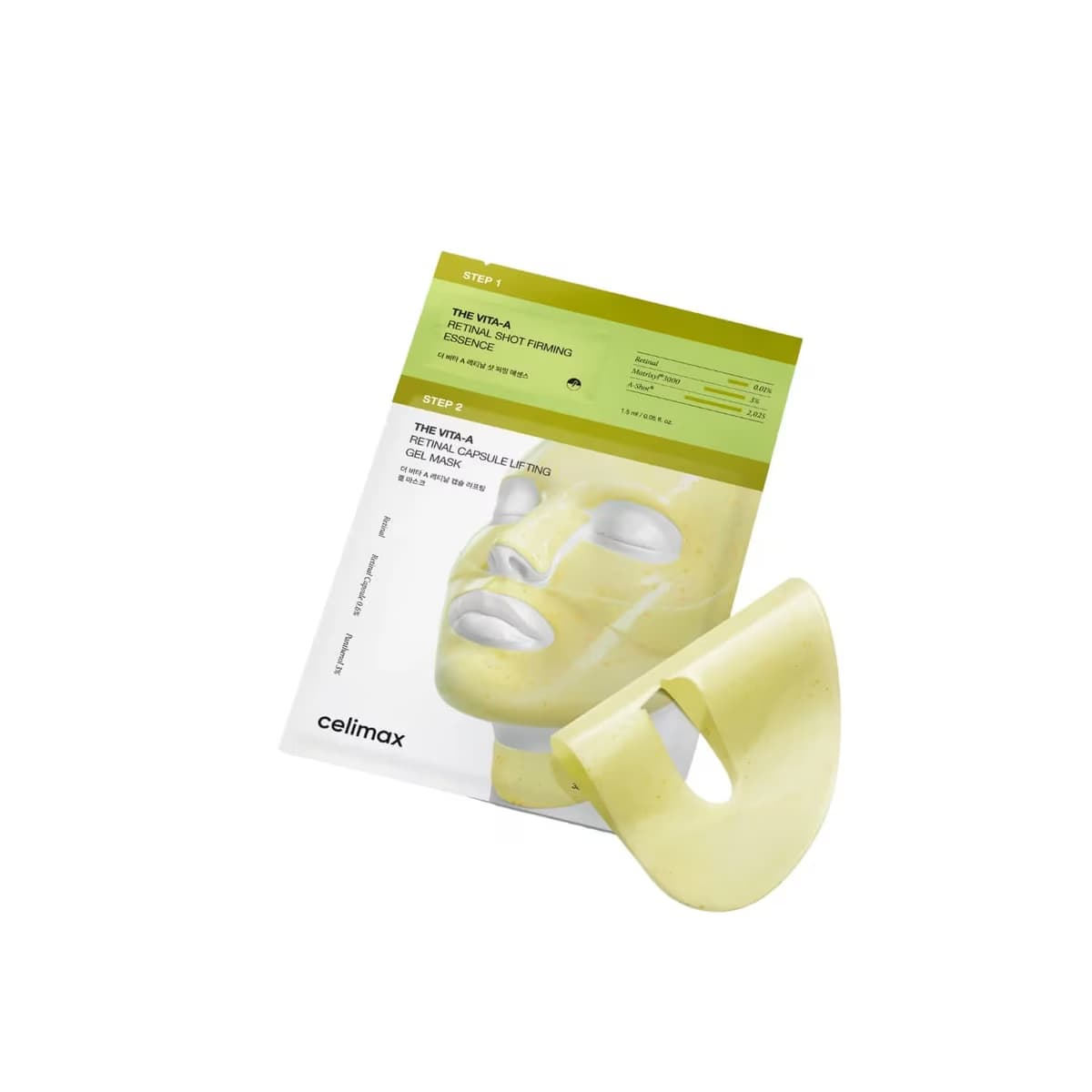 Celimax The Vita-a Retinal Shot Tightening 2-step Gel Mask, 1 Adet