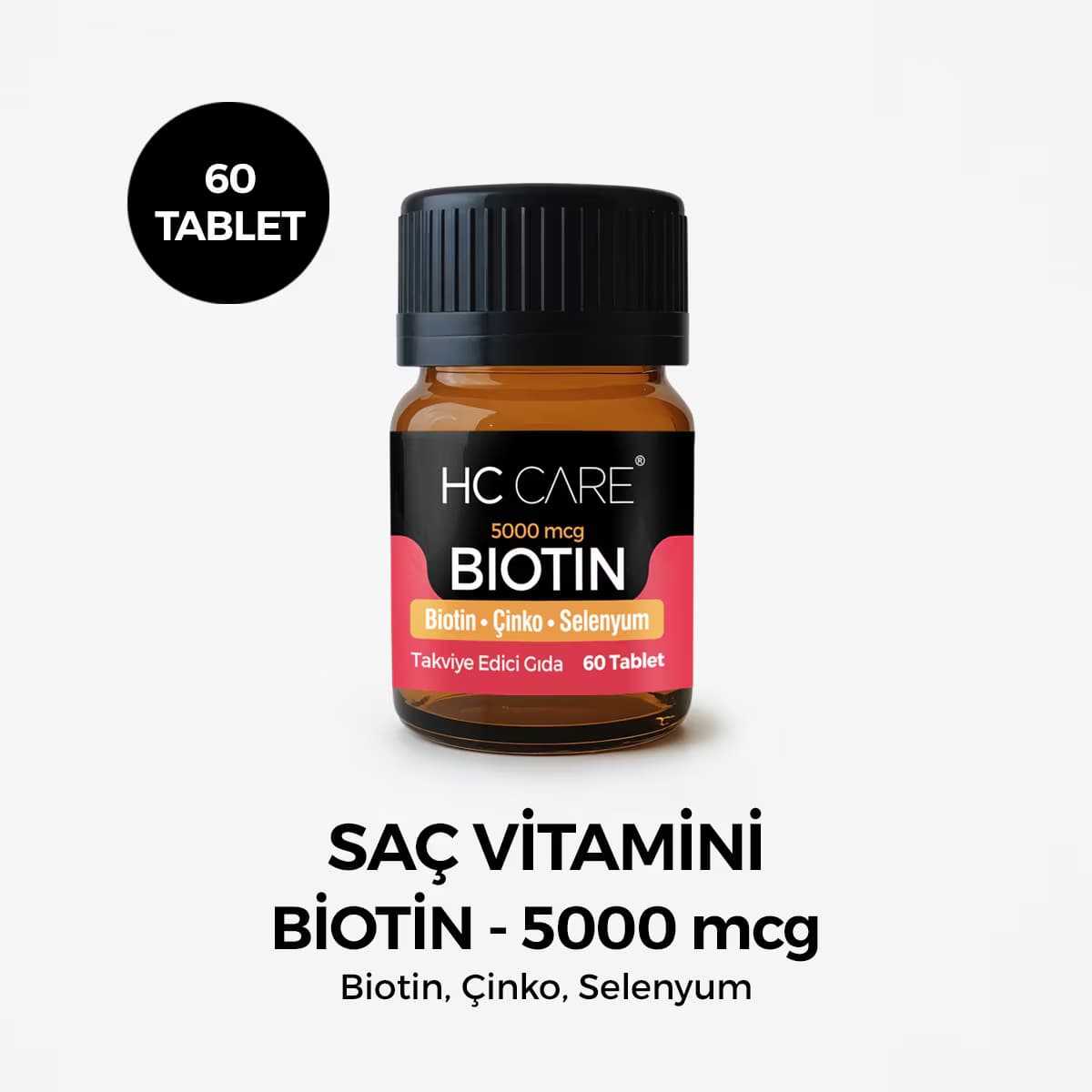 HC Care Saç Vitamini Biotin 60 Tablet
